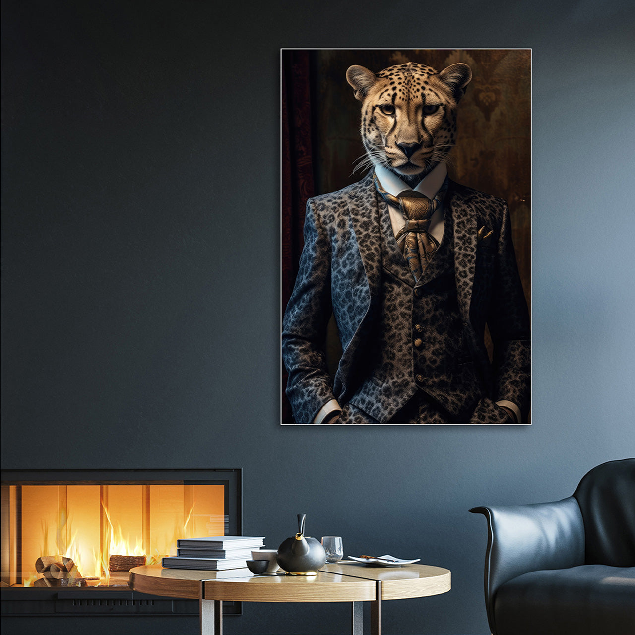 Akustikbild Slim Stylish Cheetah