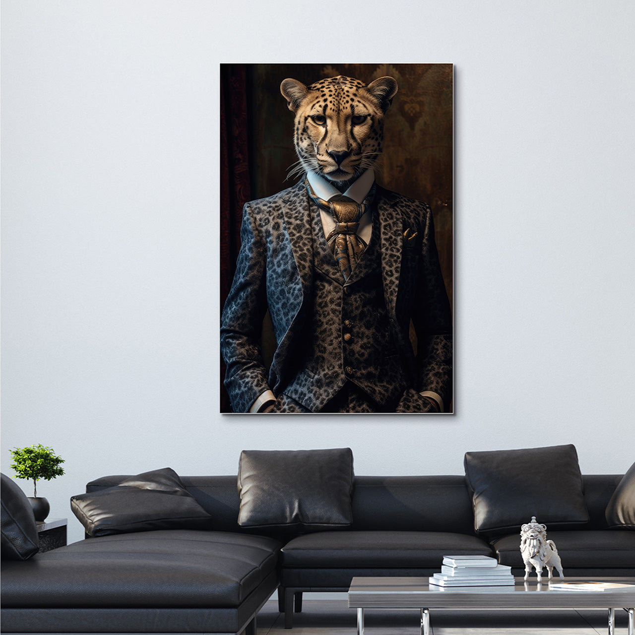 Akustikbild Slim Stylish Cheetah