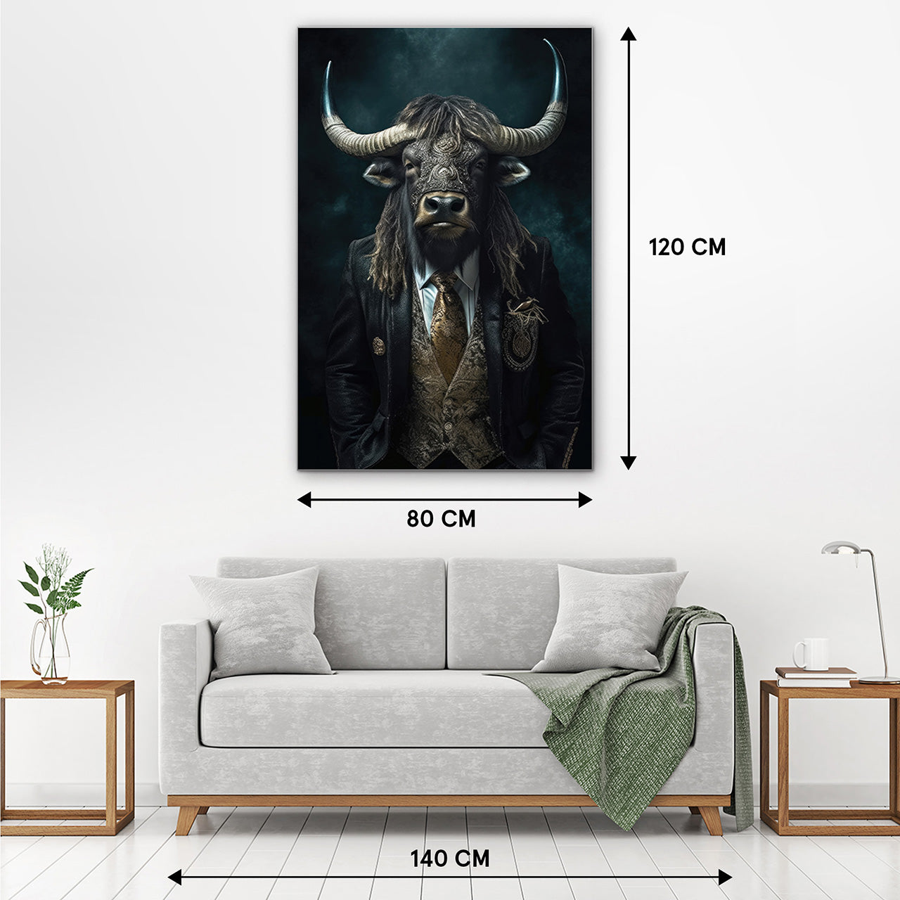 Akustikbild Slim Stylish Mr. Bull