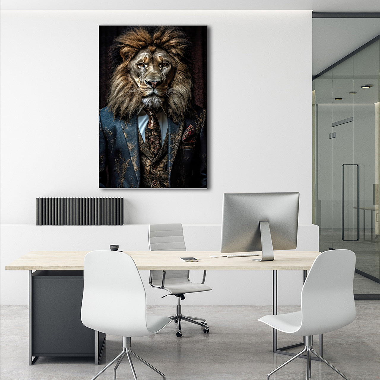 Akustikbild Slim Stylish Lion