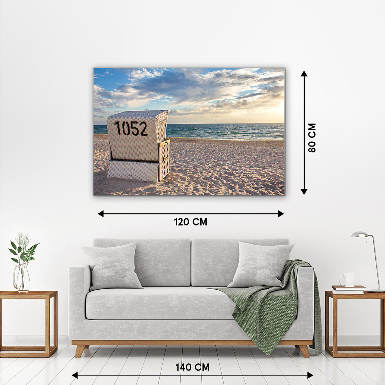 Akustikbild Slim Strandkorb