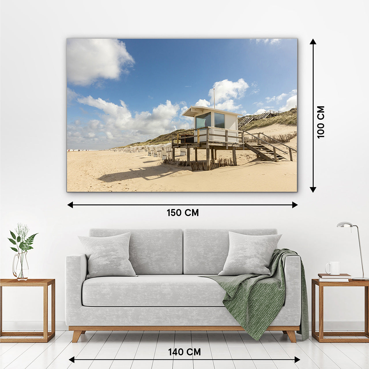 Akustikbild Slim Strandhütte