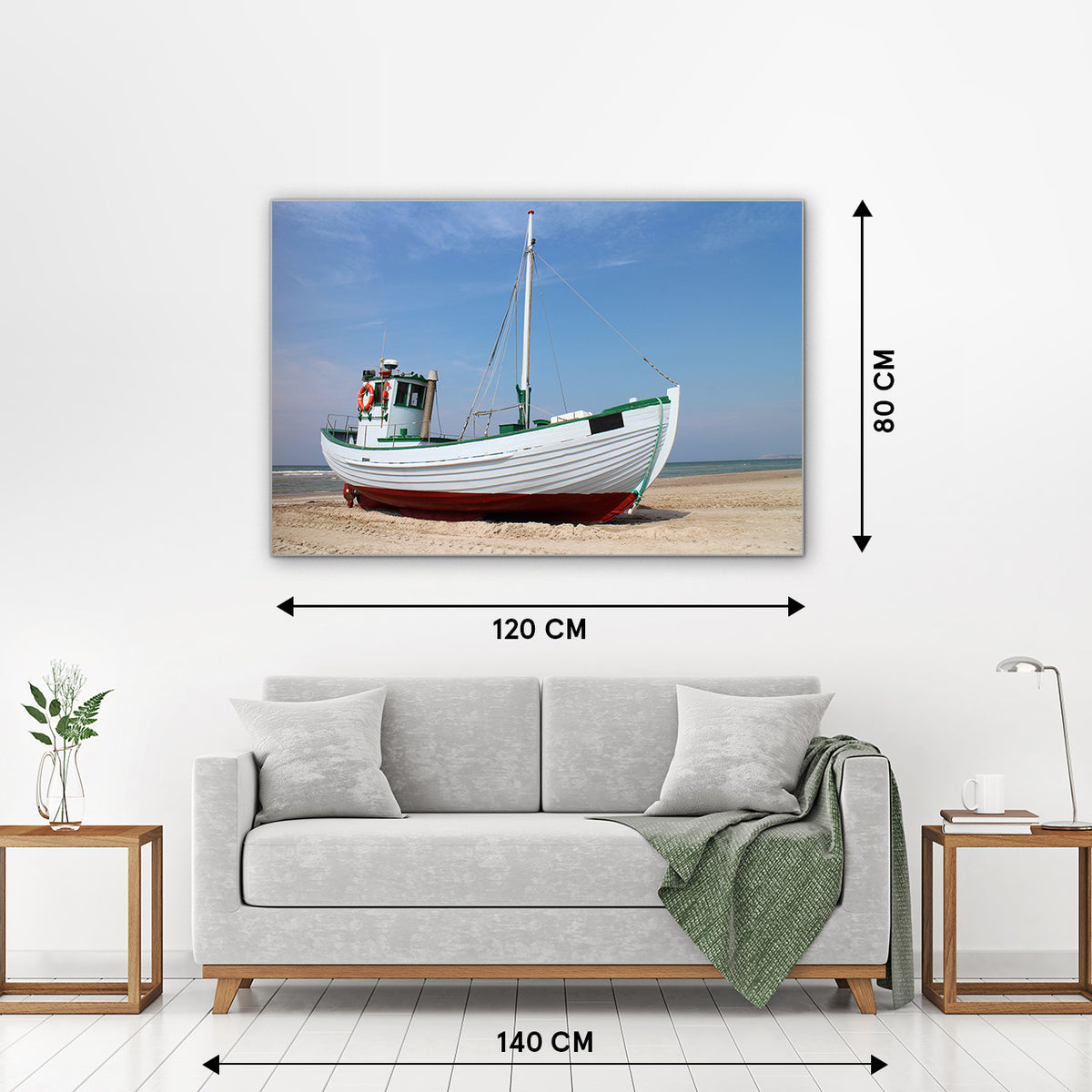 Akustikbild Slim Kutter am Strand