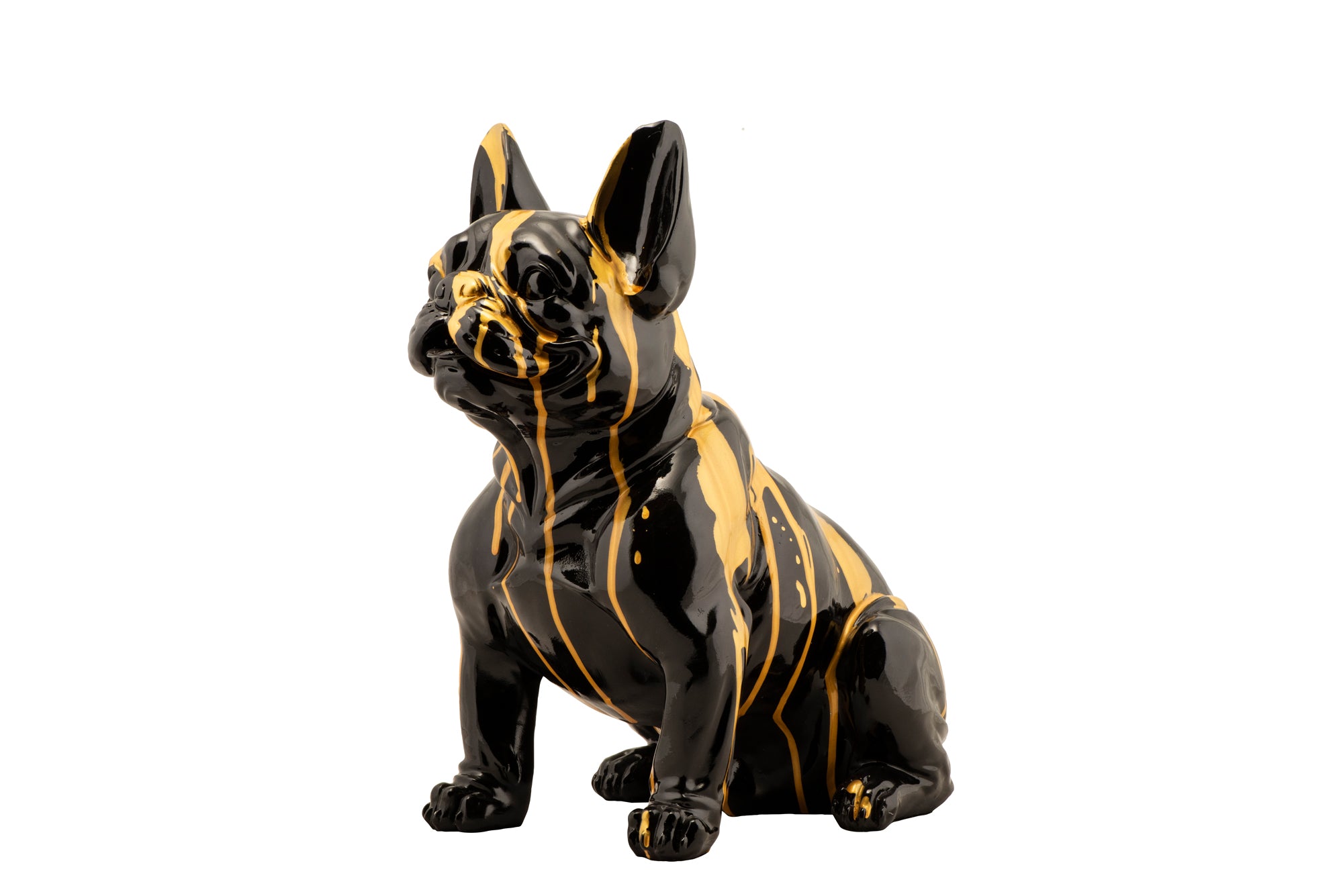 Skulptur Sitzende Bulldogge I