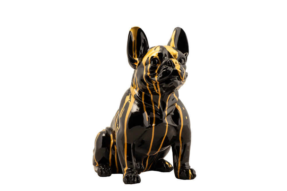 Skulptur Sitzende Bulldogge I