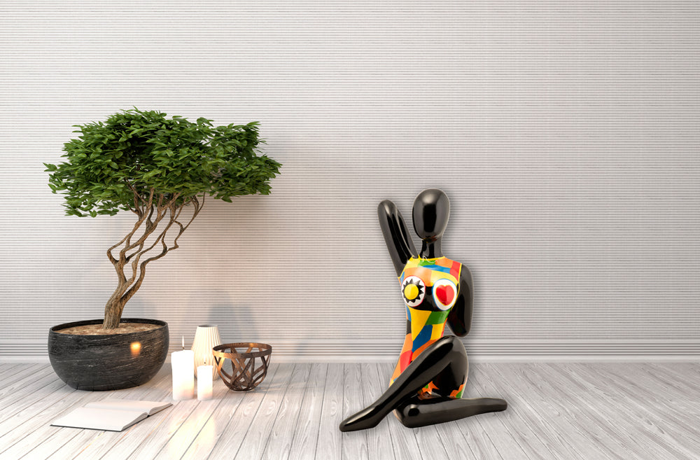 Skulptur Relaxing Girl