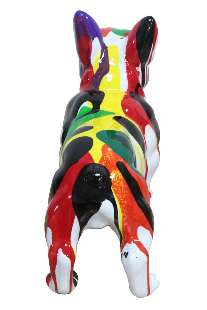 sculpture Colorful Bulldog