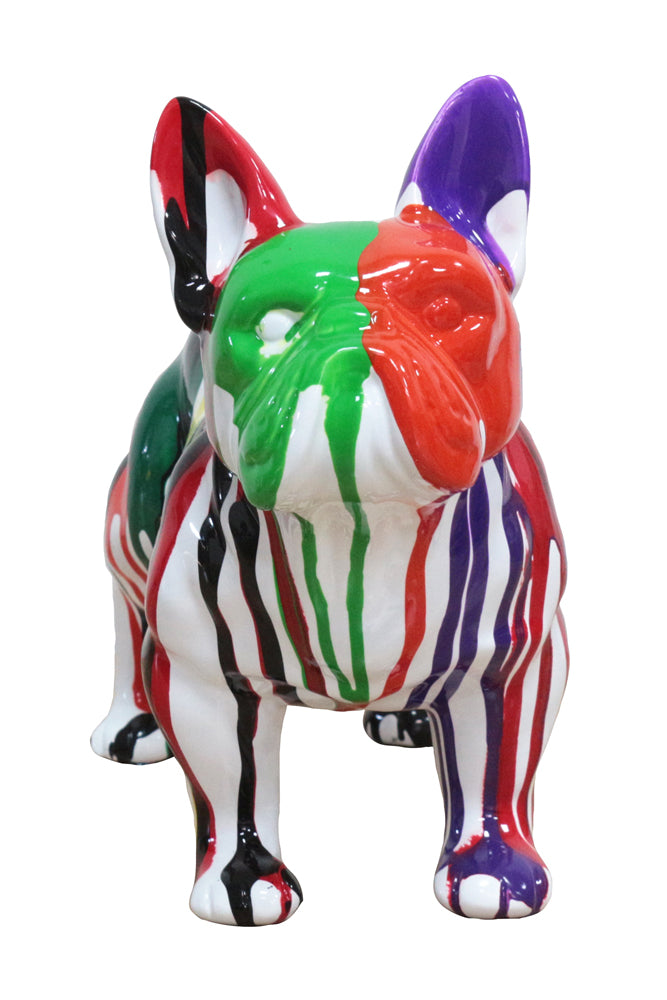 sculpture Colorful Bulldog