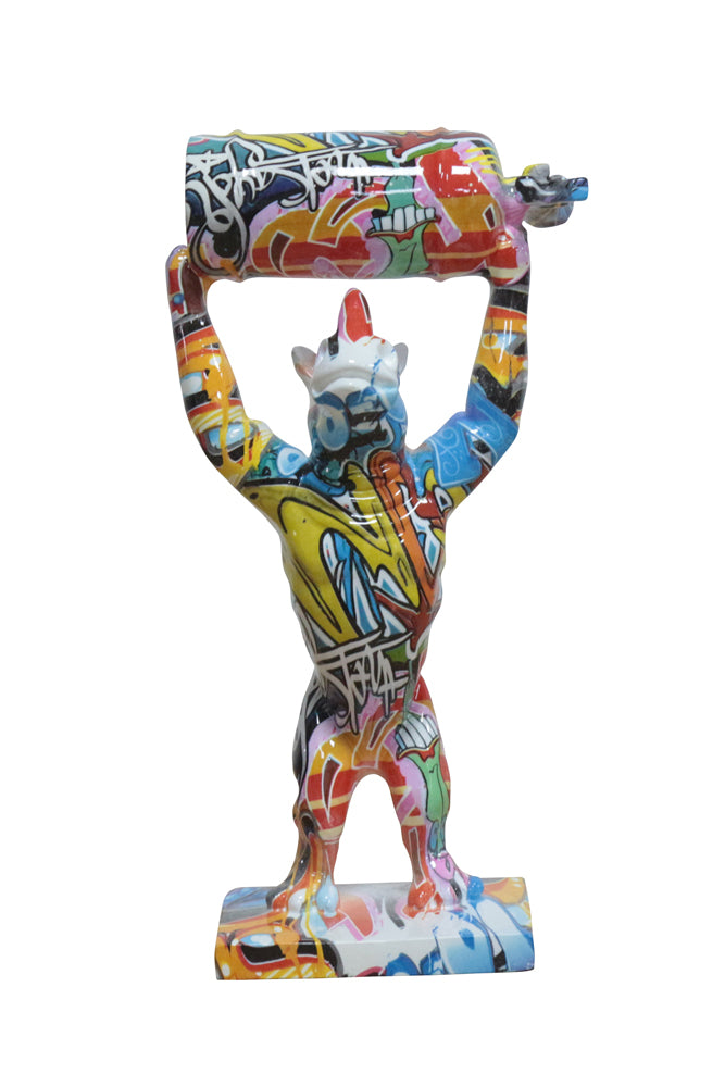 Skulptur Power Rhino