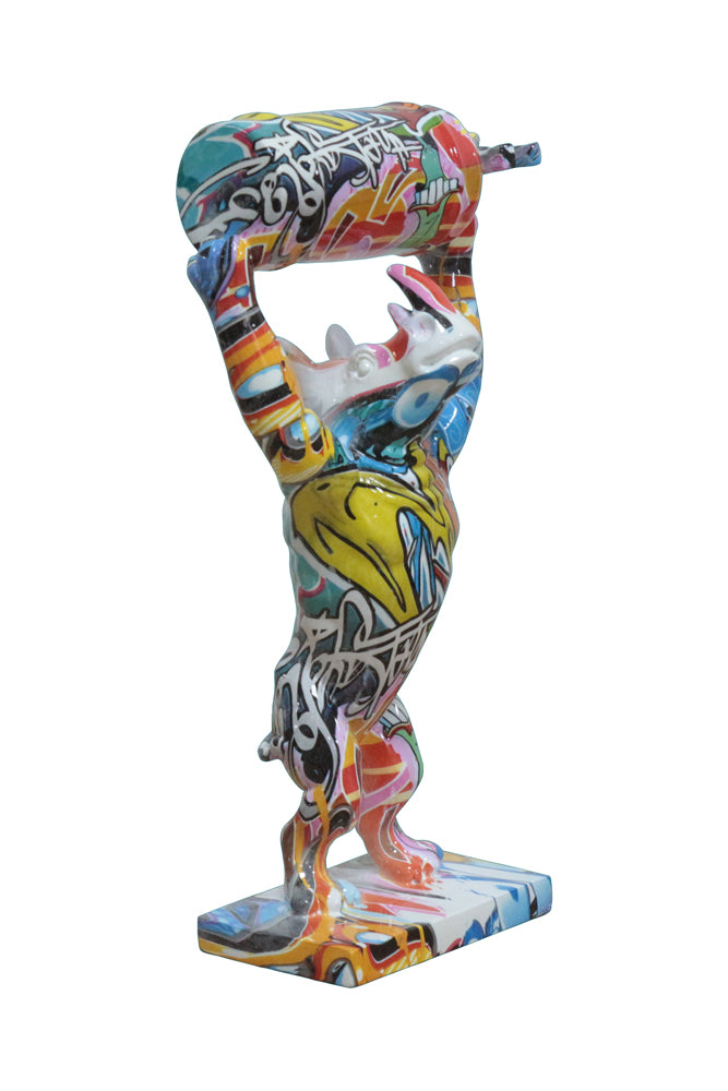 Skulptur Power Rhino