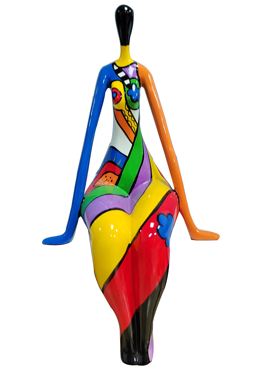 Skulptur Rainbow Lady