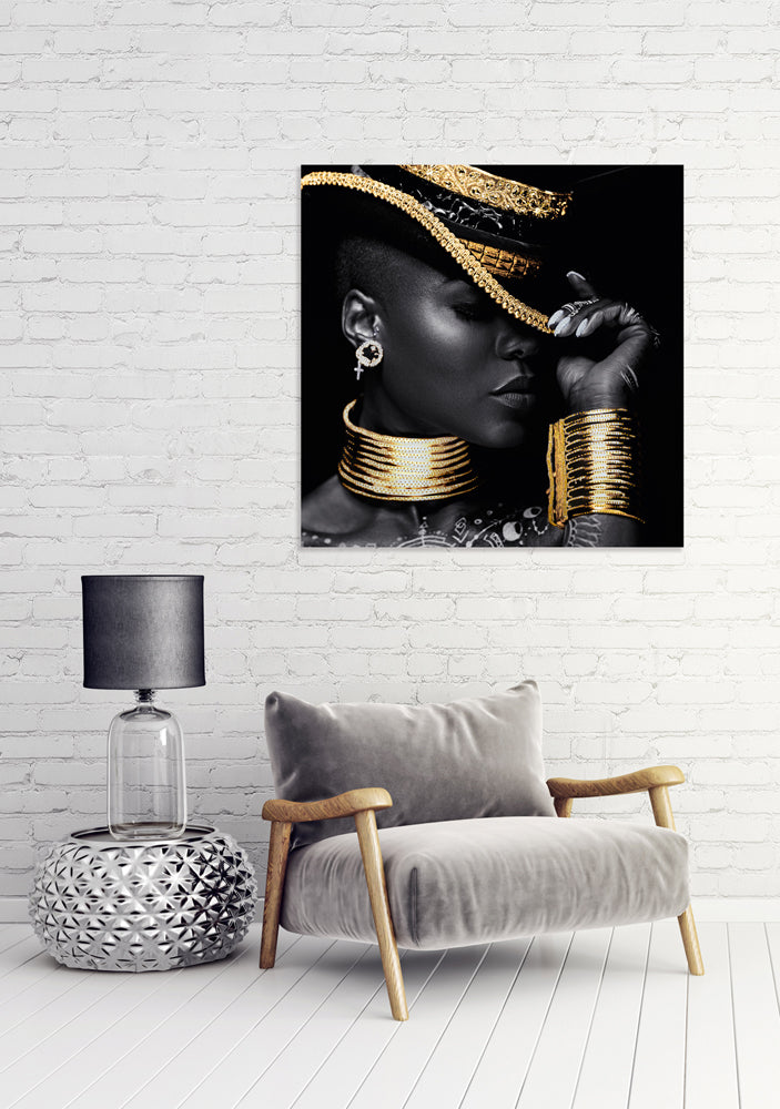 Mysterious Beauty with Hat