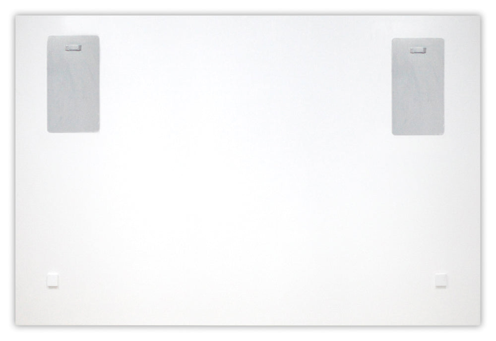 Tableau en verre représentant une vache des Highlands sur fond noir