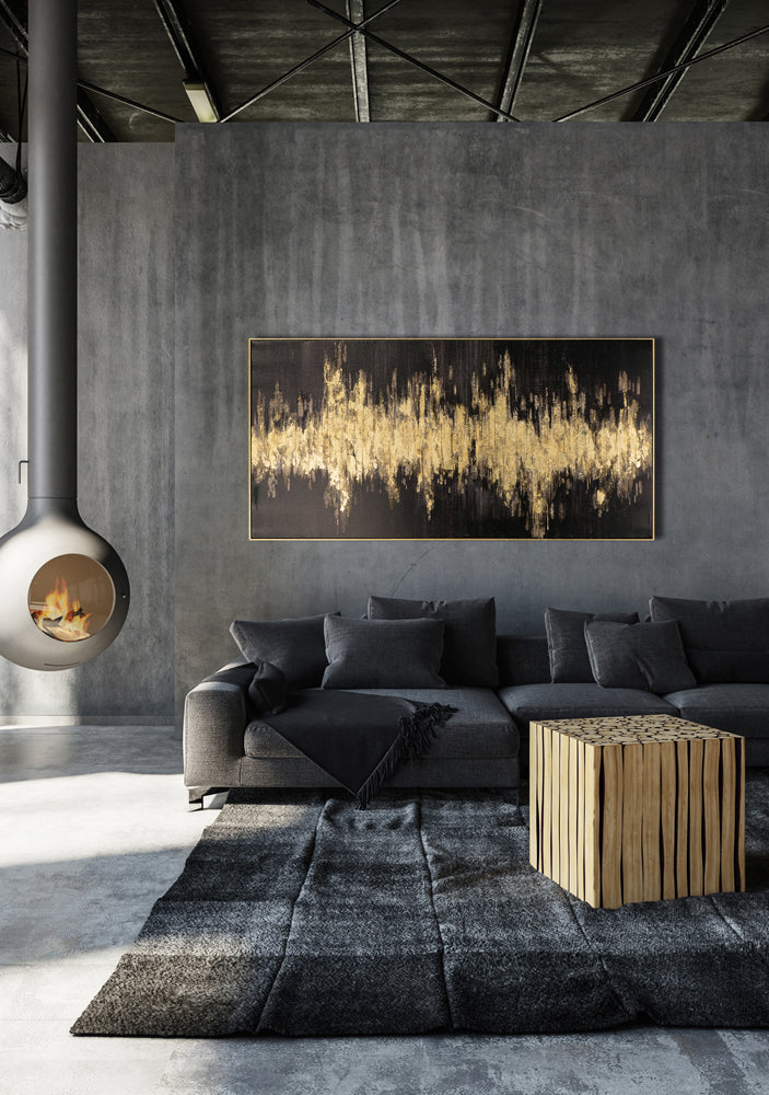 peinture Rayons d'or