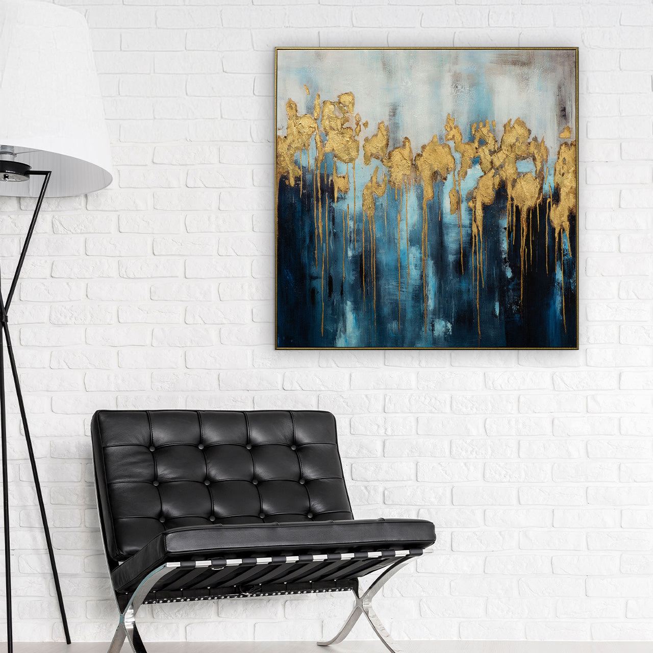 Gemälde Golden Waves