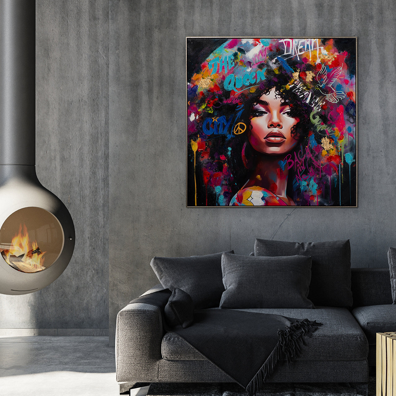 peinture Rockstyle colorée