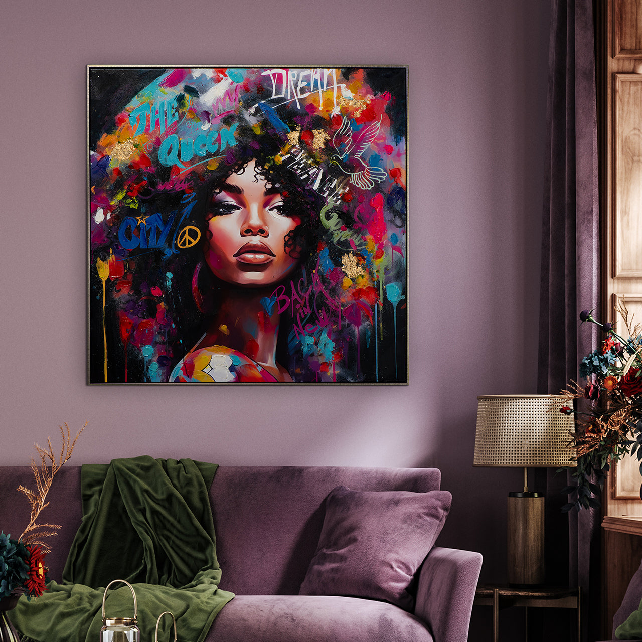 peinture Rockstyle colorée