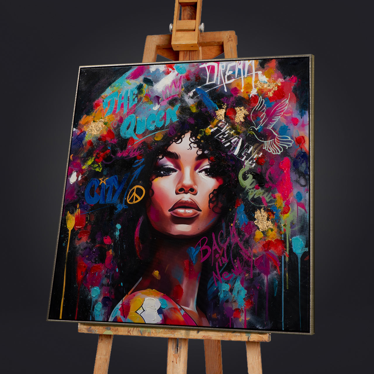 peinture Rockstyle colorée