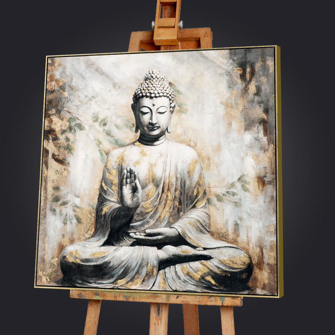 peinture Bouddha Zen