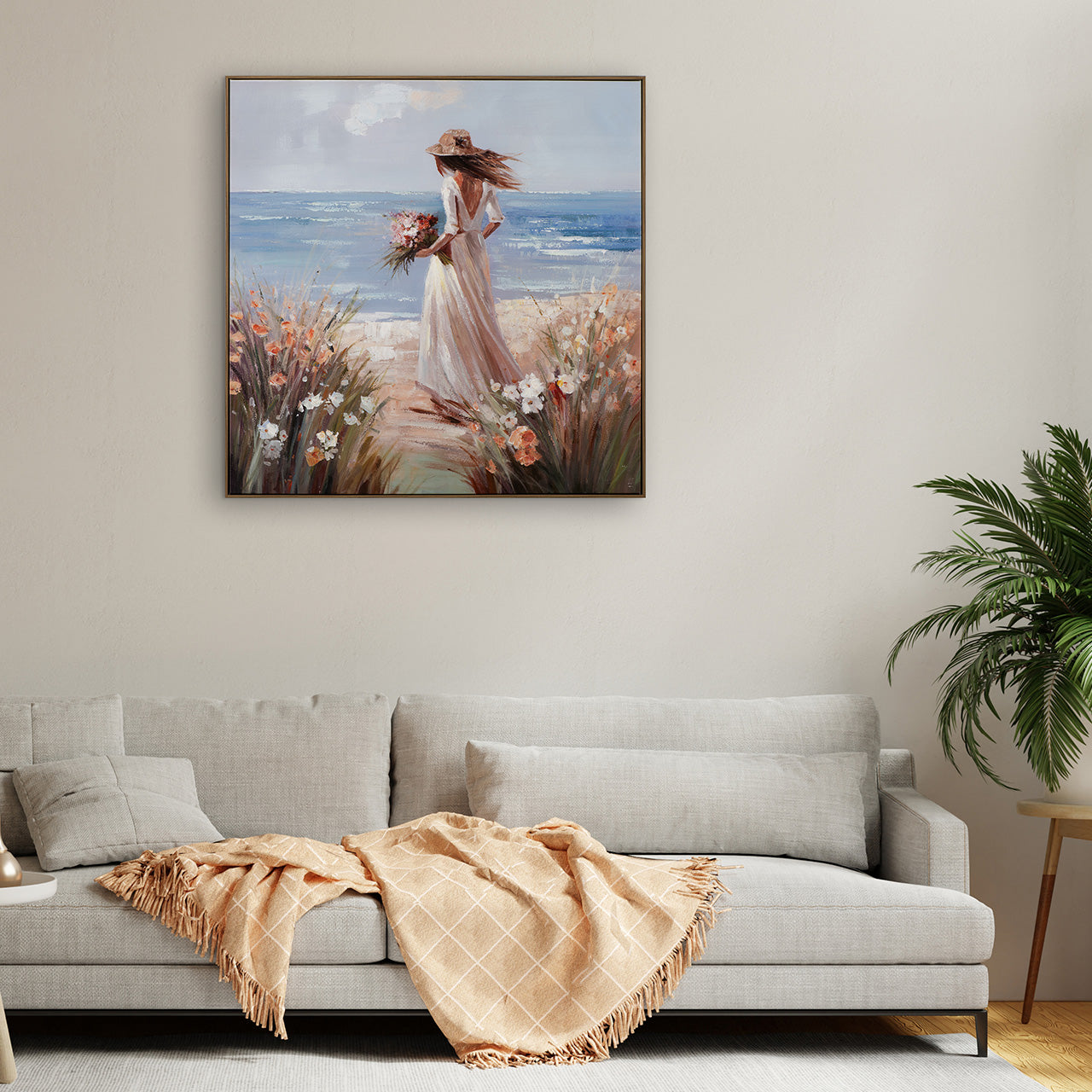 peinture Été au bord de la mer