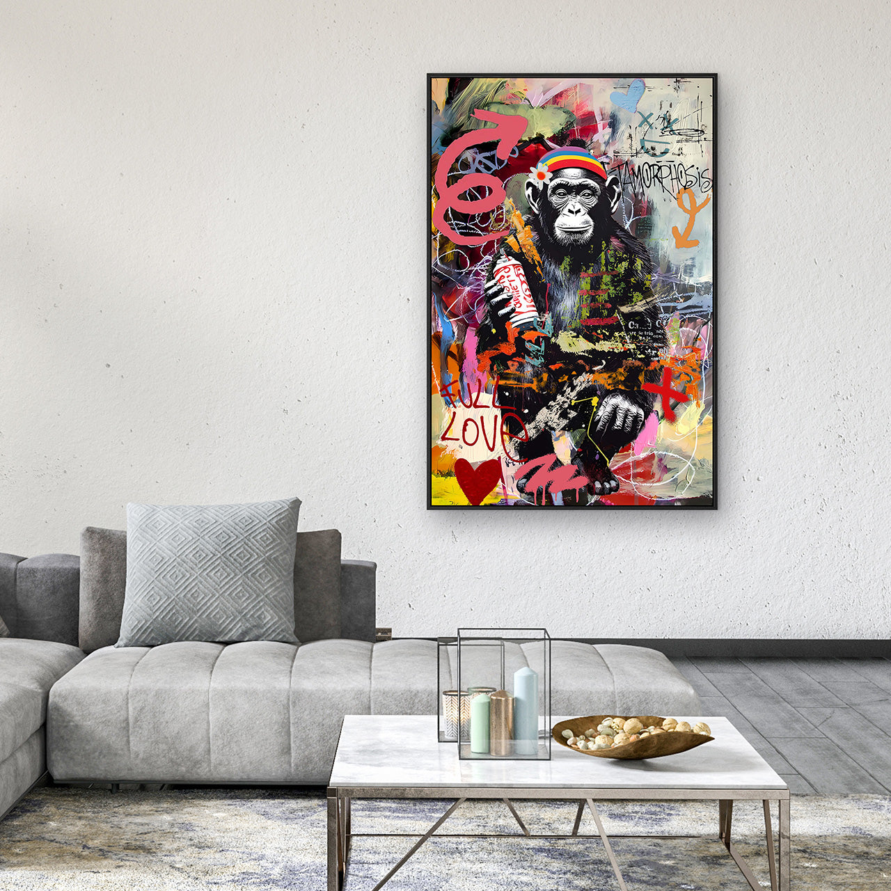 Gemälde Love & Peace!