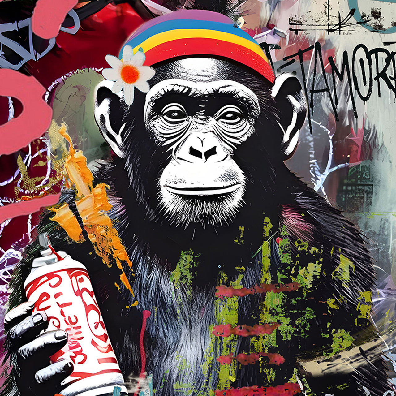 Gemälde Love & Peace!