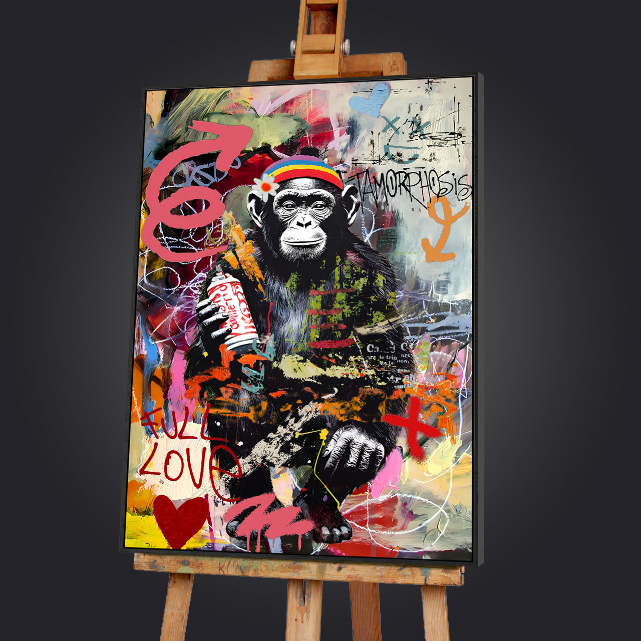 Gemälde Love & Peace!