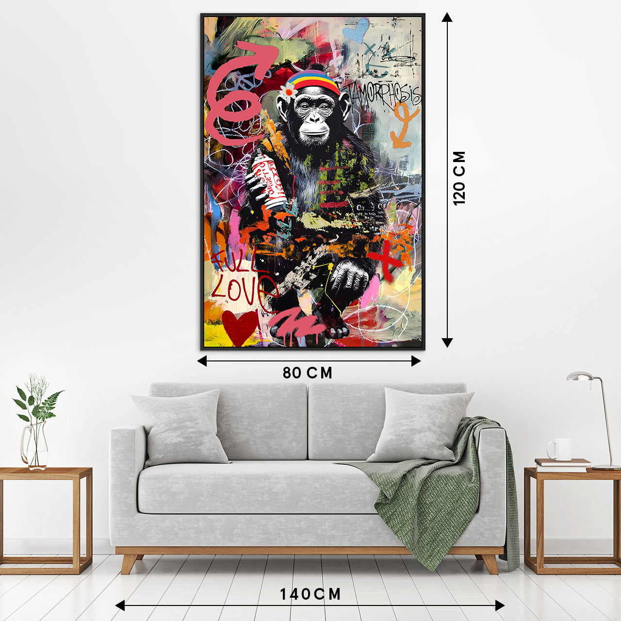 Gemälde Love & Peace!