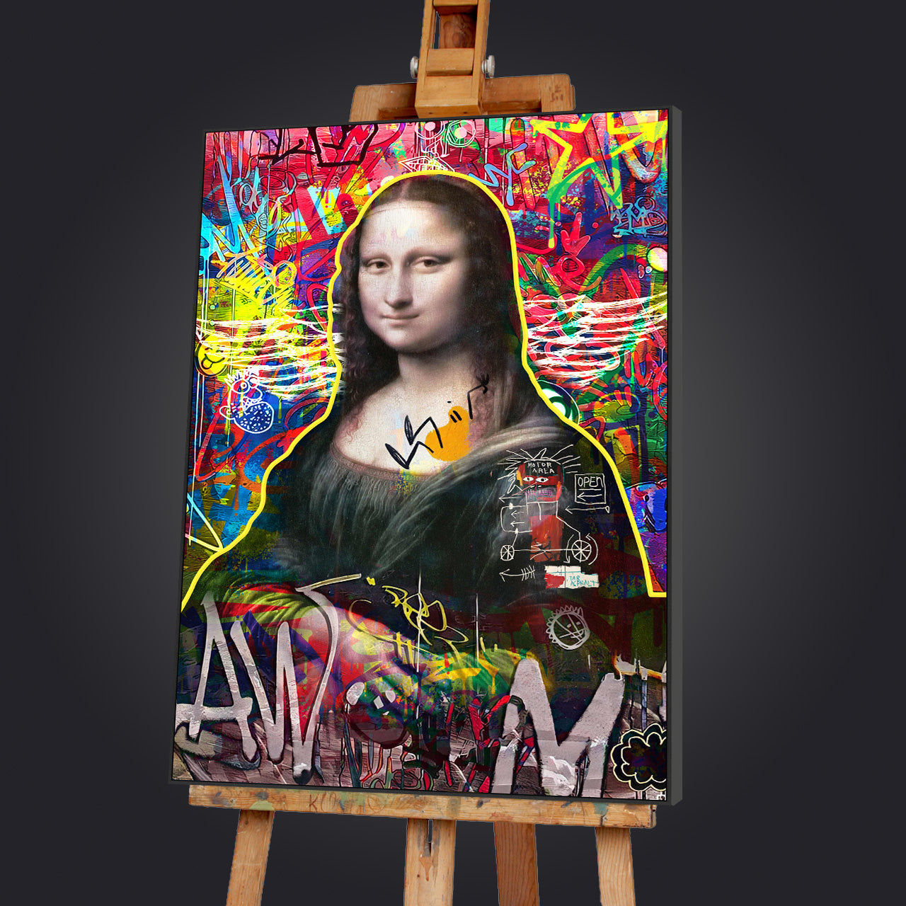 painting Modern Lisa