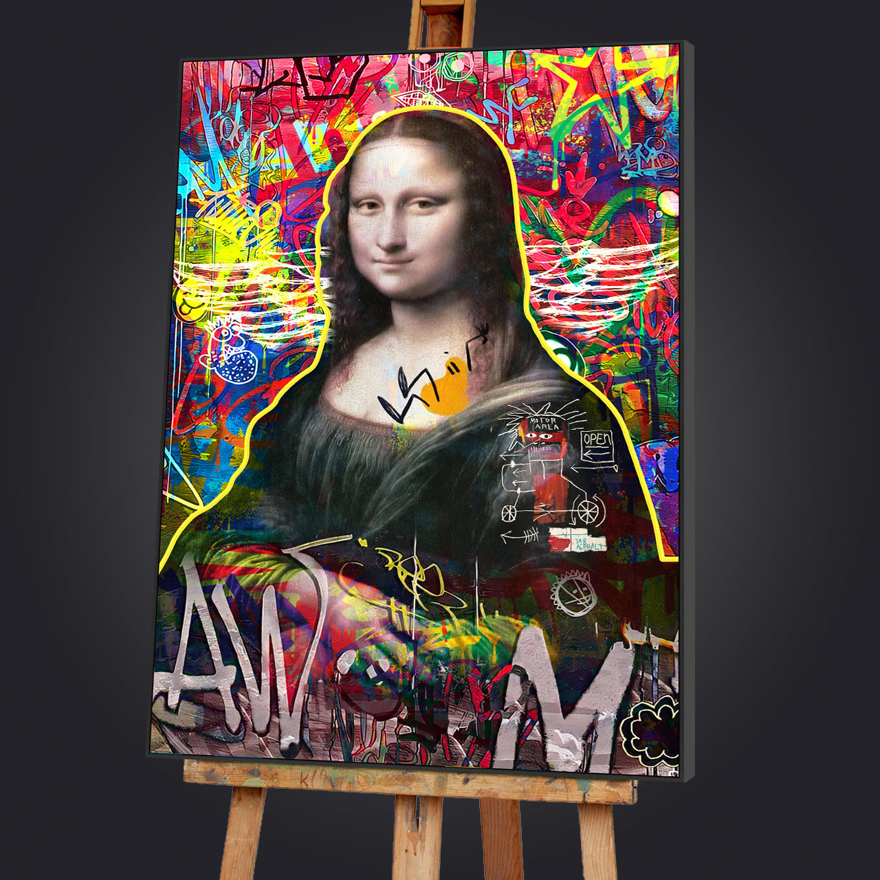 painting Modern Lisa
