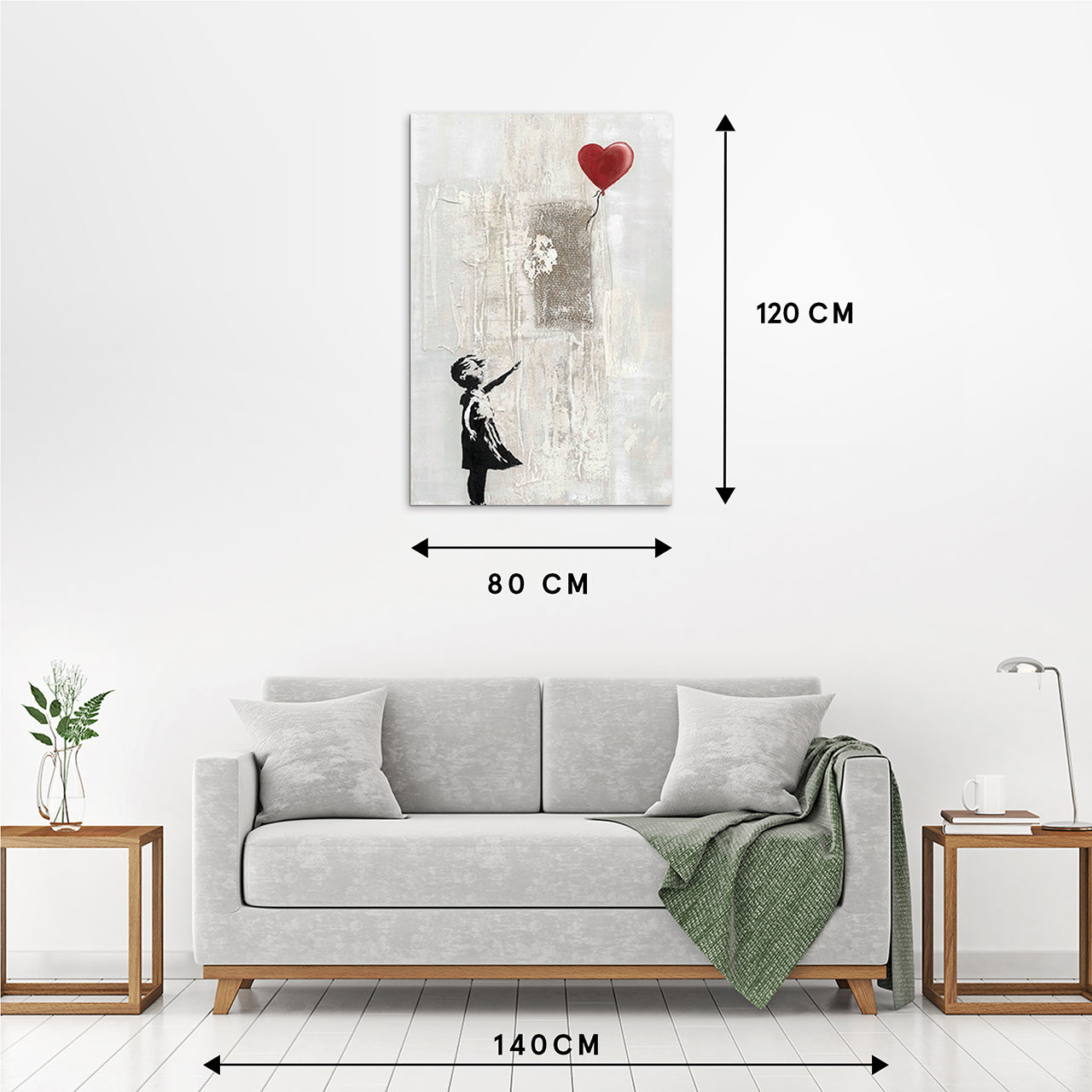Painting Love Balloon Girl