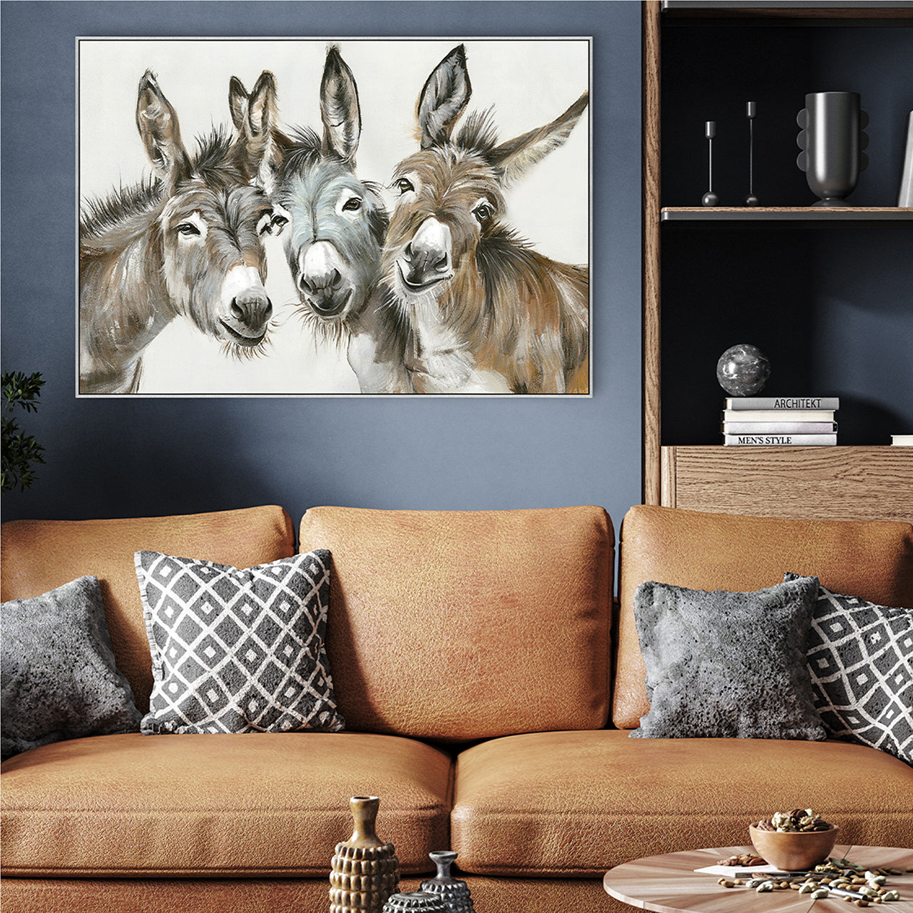 Painting Three Donkeys