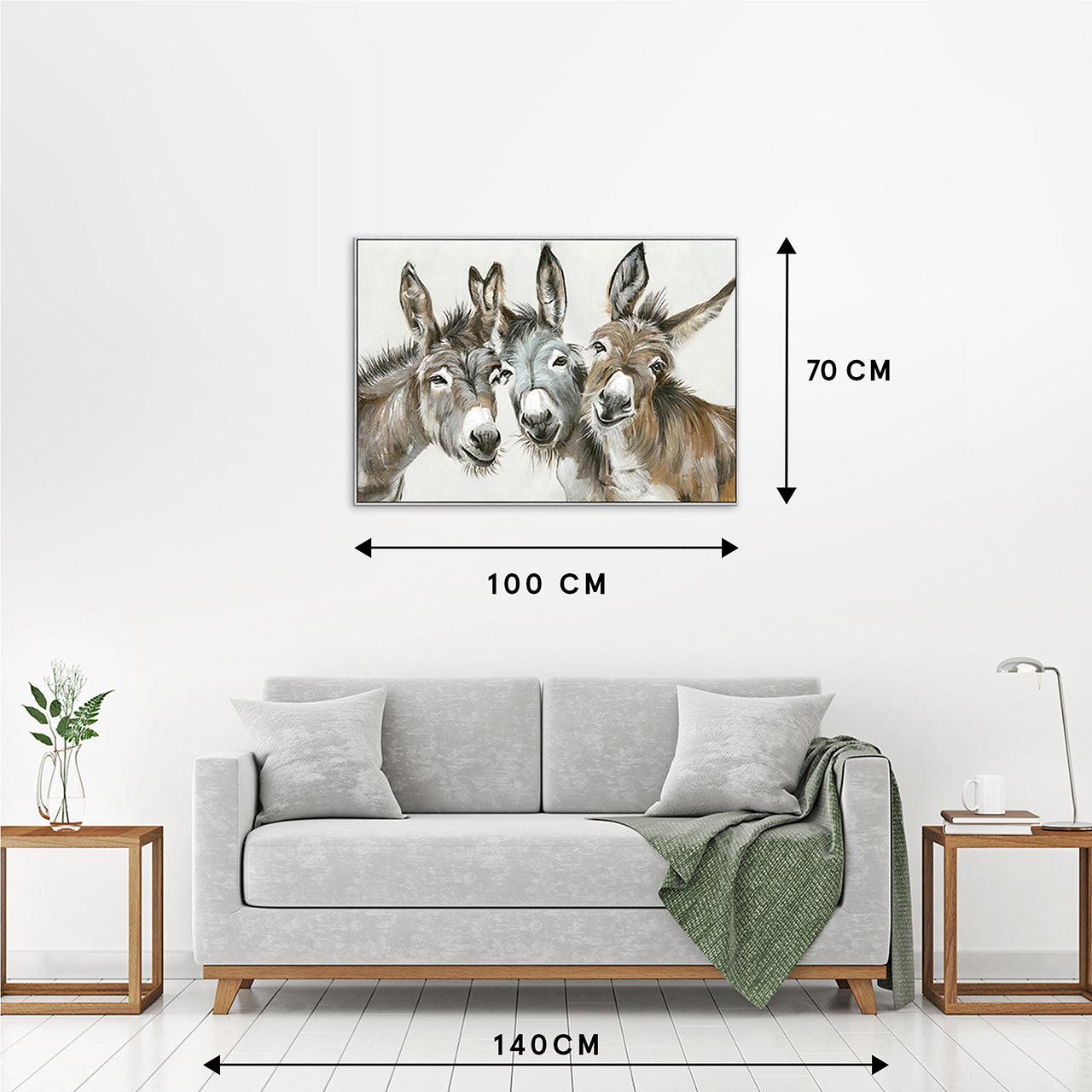 Painting Three Donkeys
