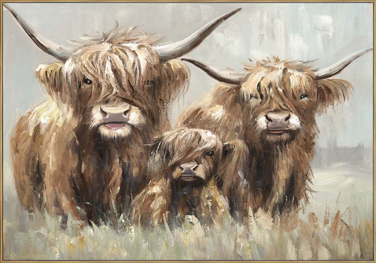 Painting Three Cattles