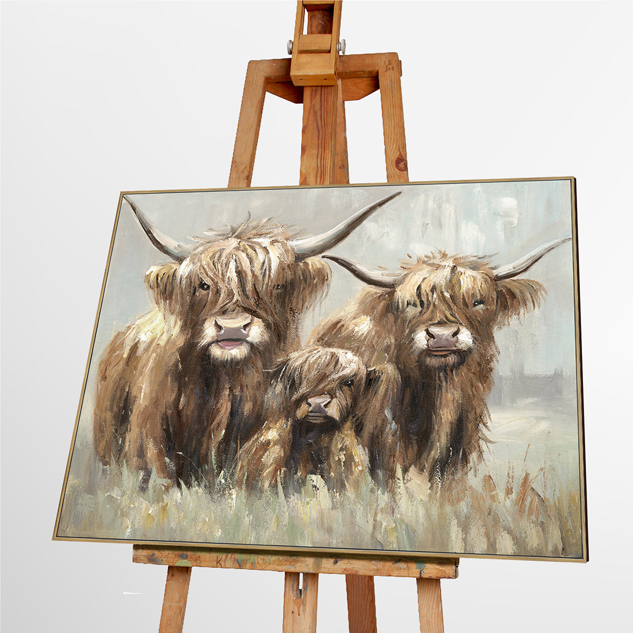 Painting Three Cattles
