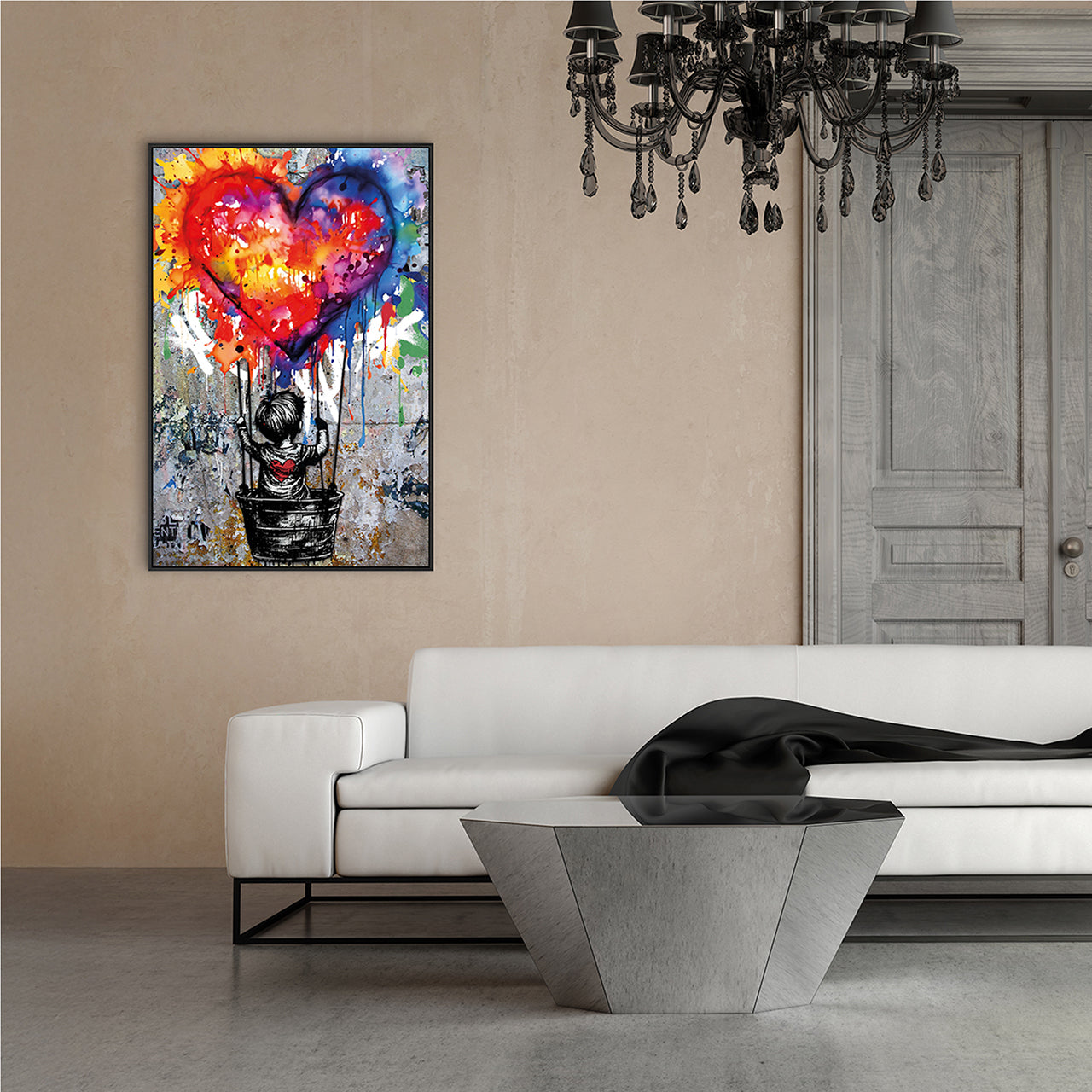 Painting Love Balloon