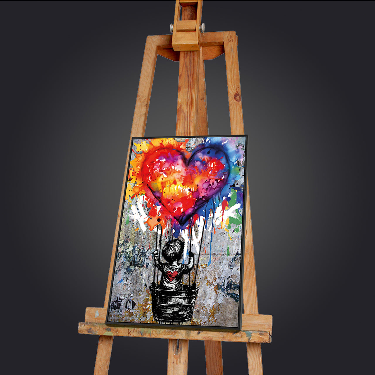 Painting Love Balloon