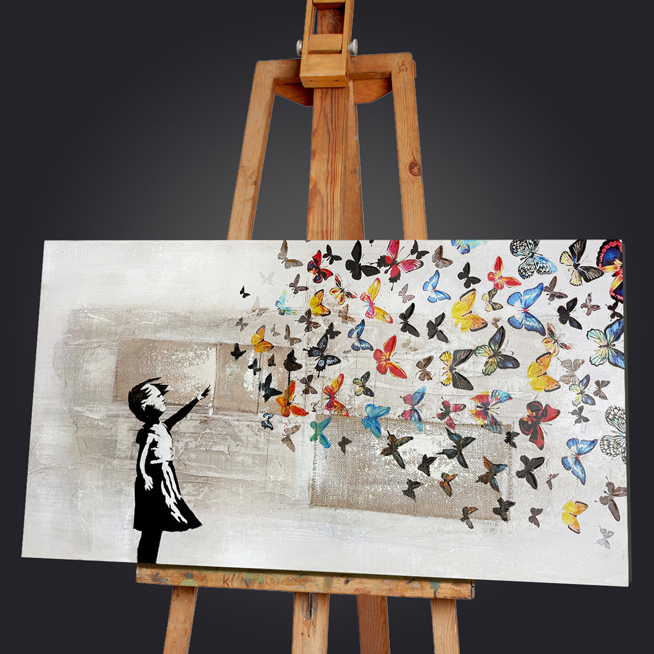 Painting Butterfly Girl