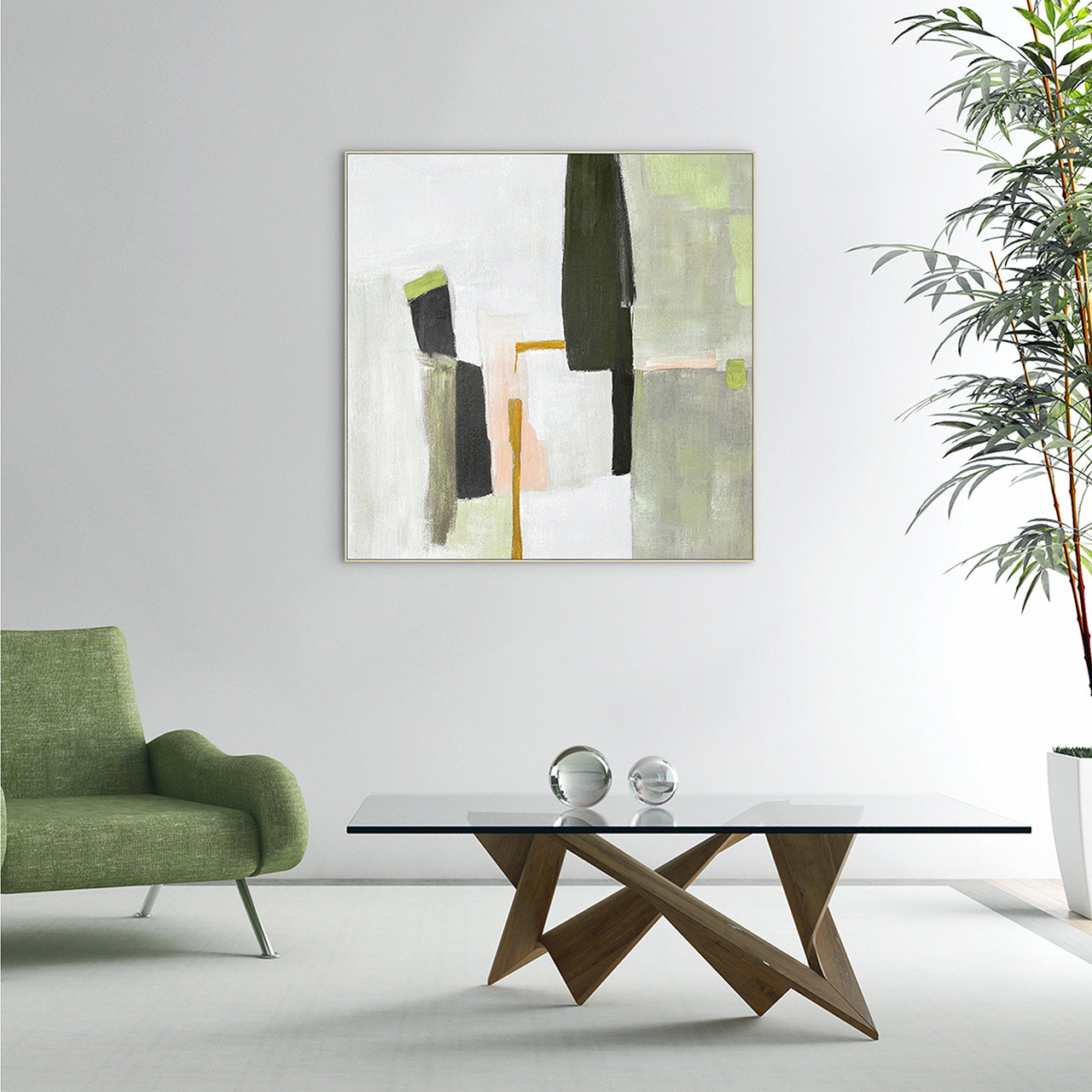 Gemälde Olive Colour Blocks