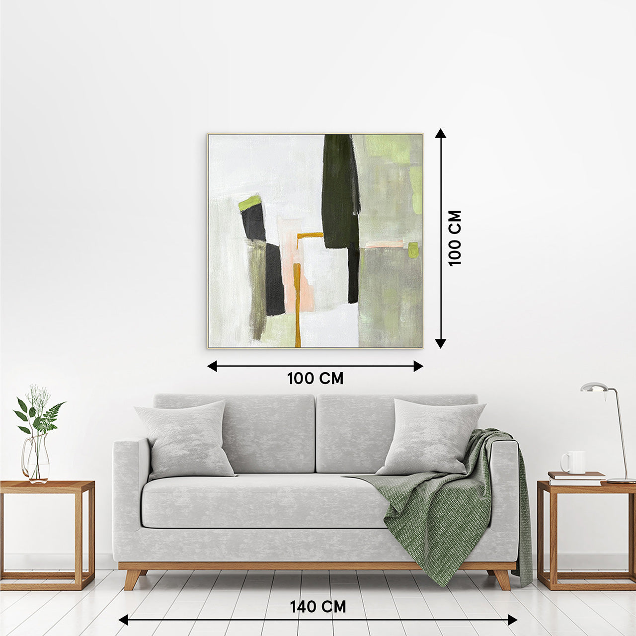 Gemälde Olive Colour Blocks