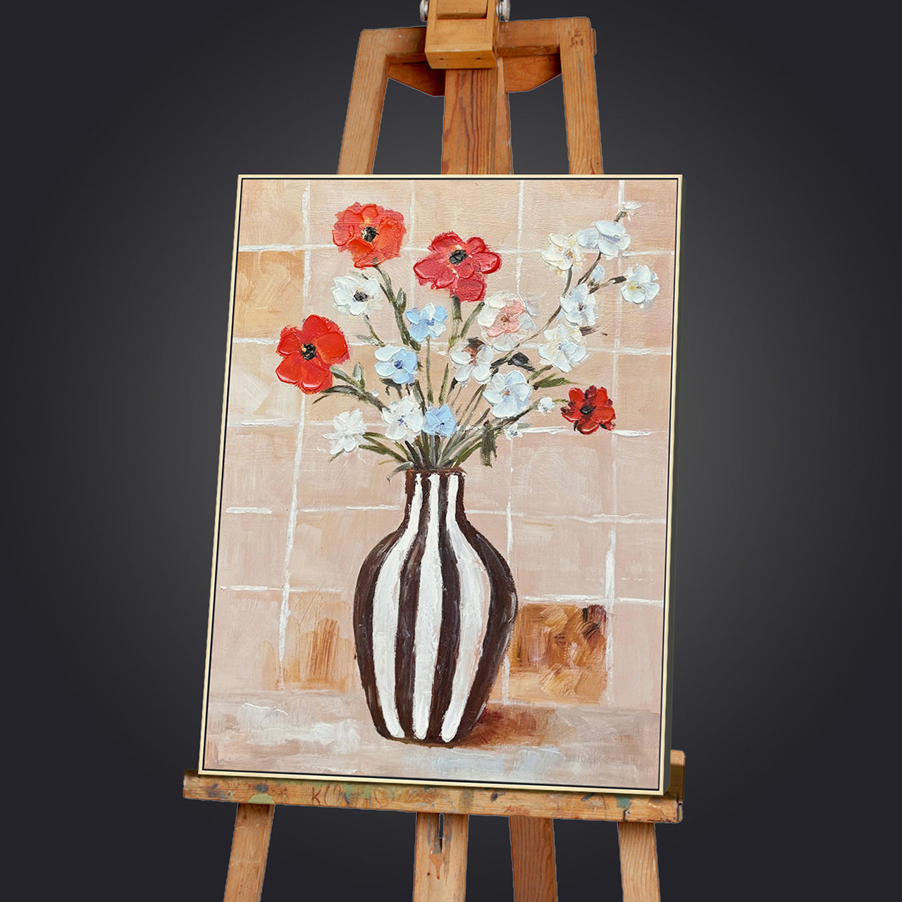 Painting Matisse-inspired flowers