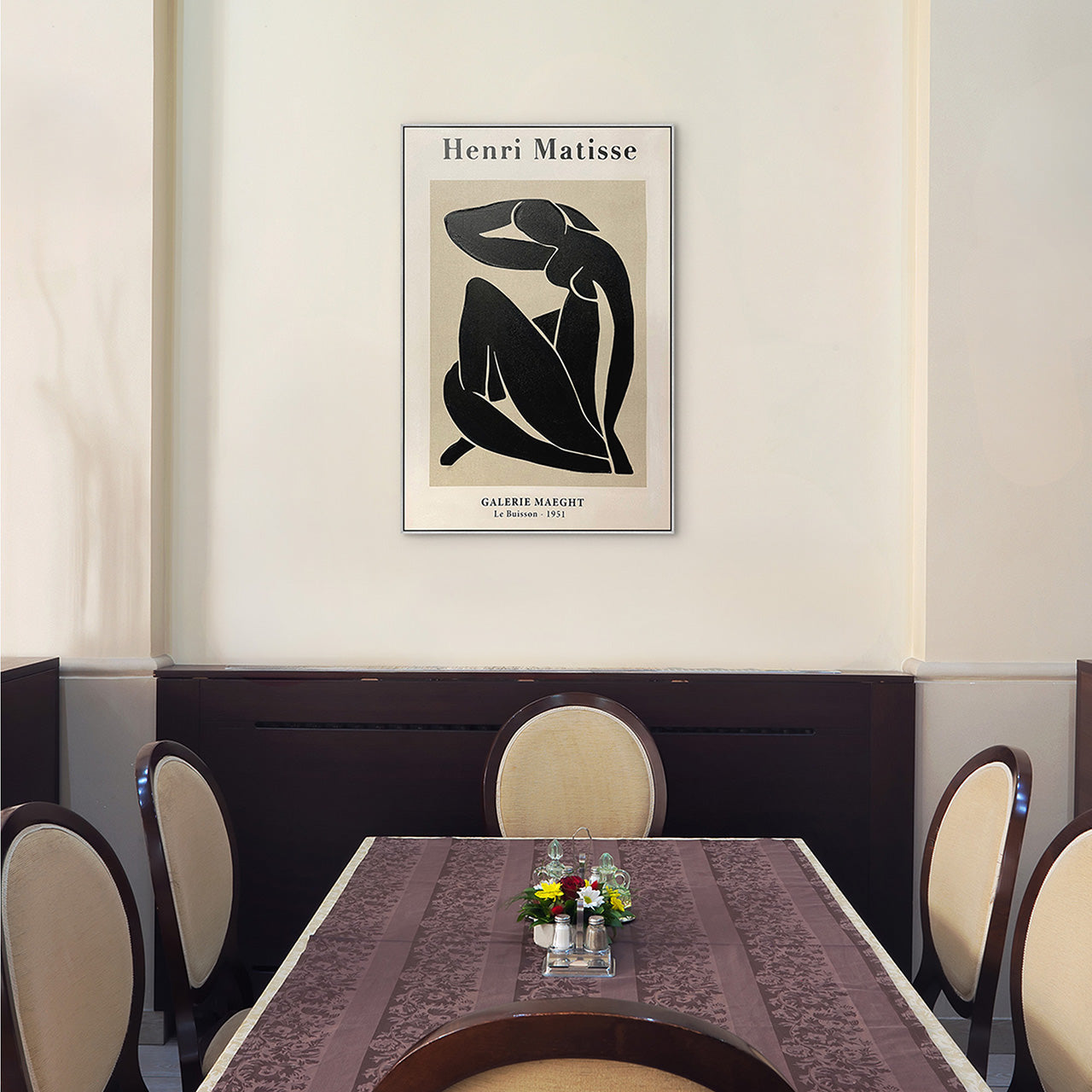Painting Matisse-inspired Black Nude