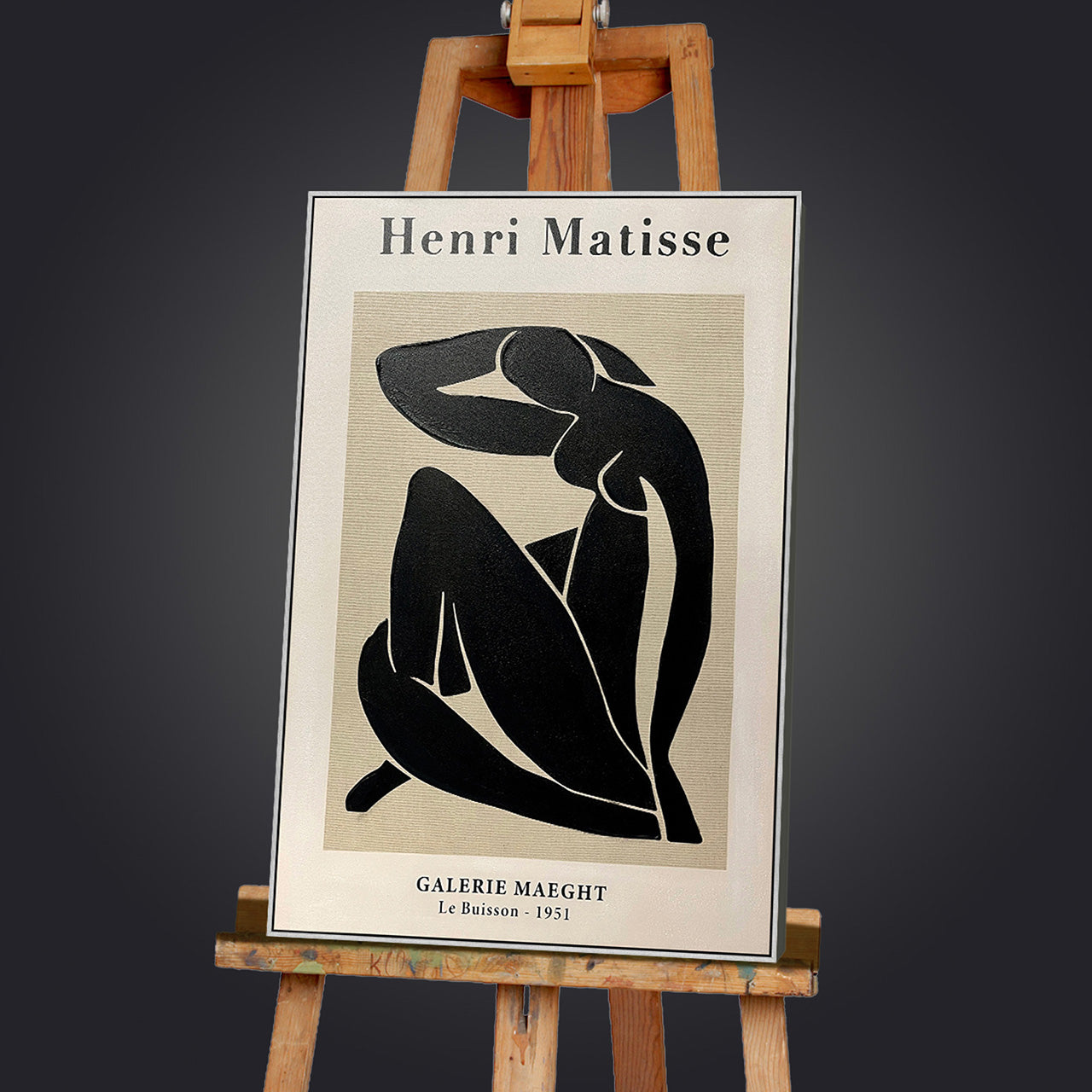Painting Matisse-inspired Black Nude