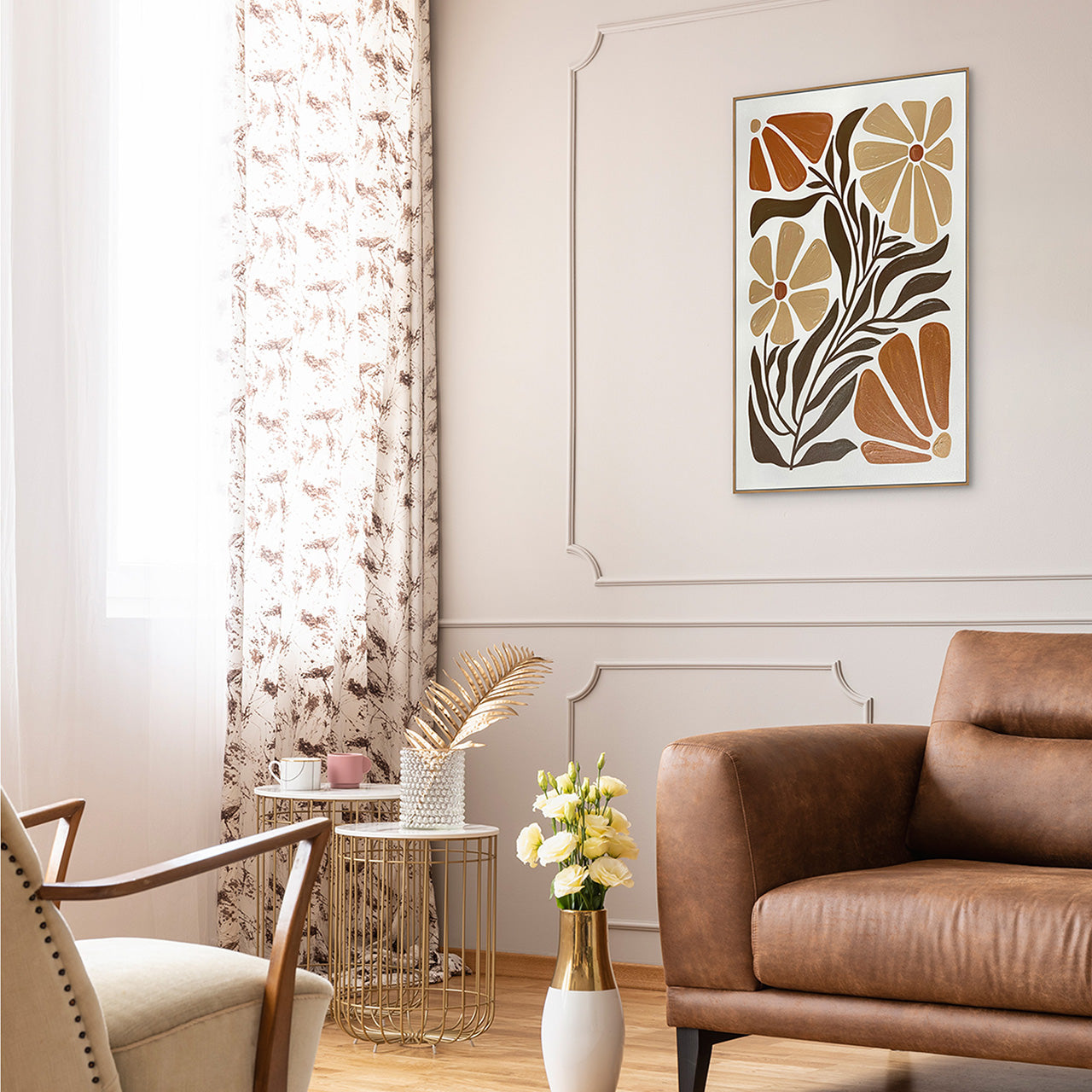 painting Boho Flowers