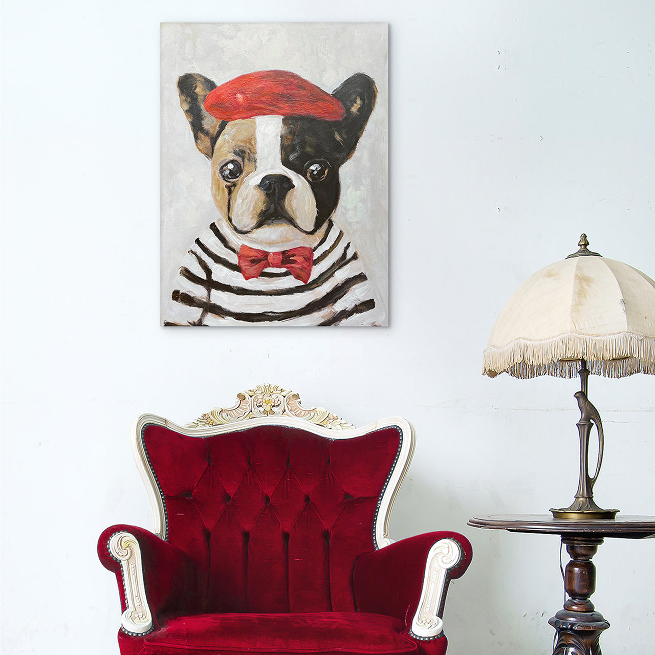 Gemälde French Bully