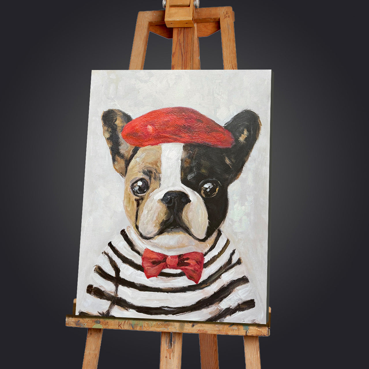 Gemälde French Bully