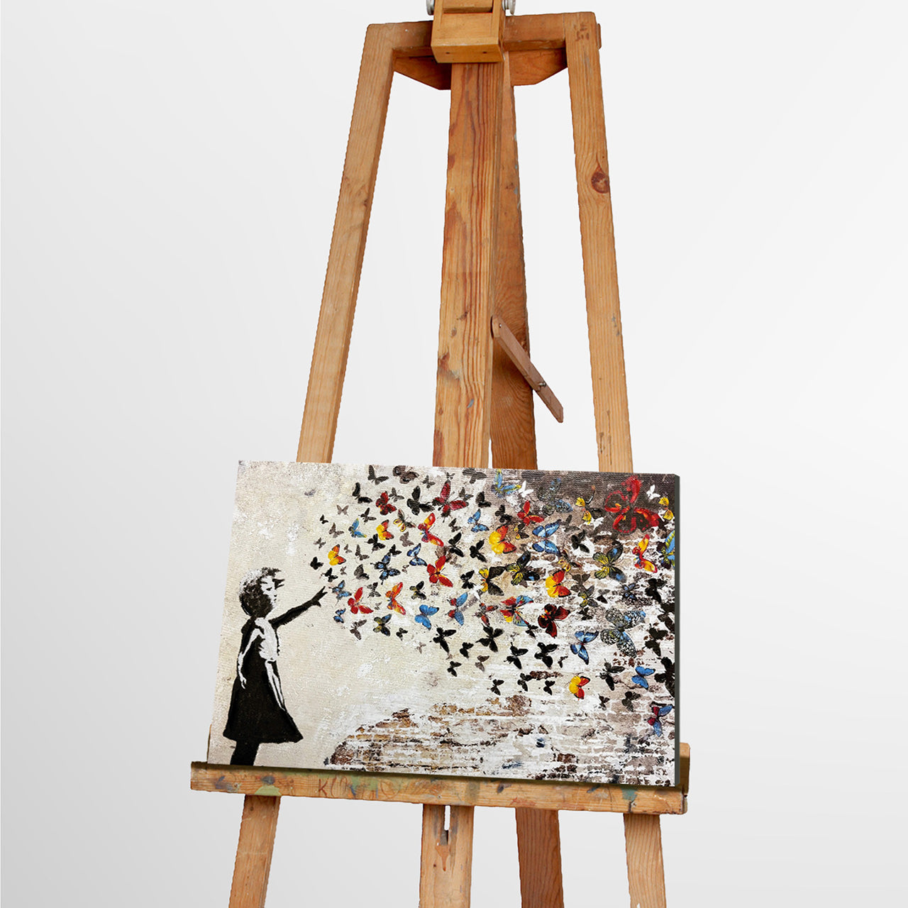 Painting Butterfly Girl