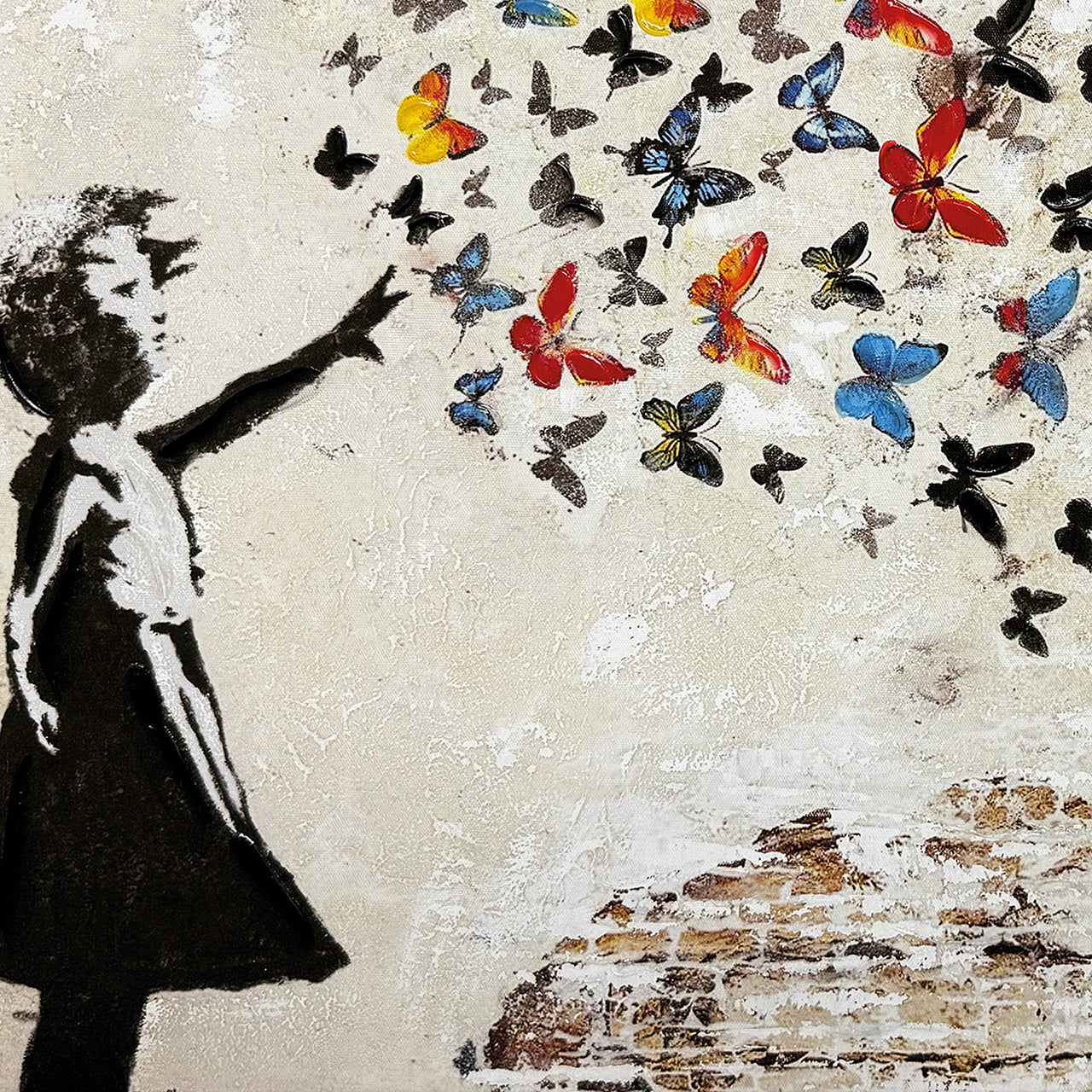 Painting Butterfly Girl