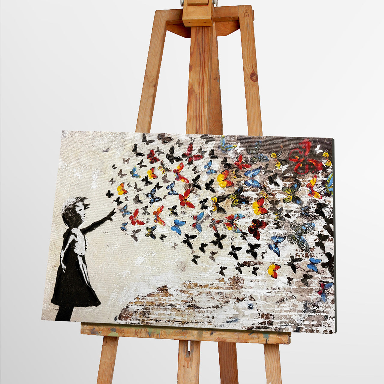 Painting Butterfly Girl