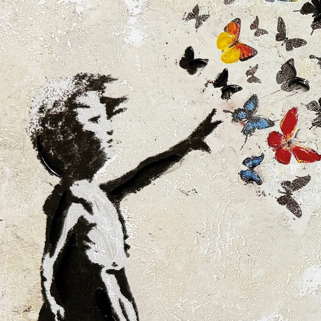 Painting Butterfly Girl